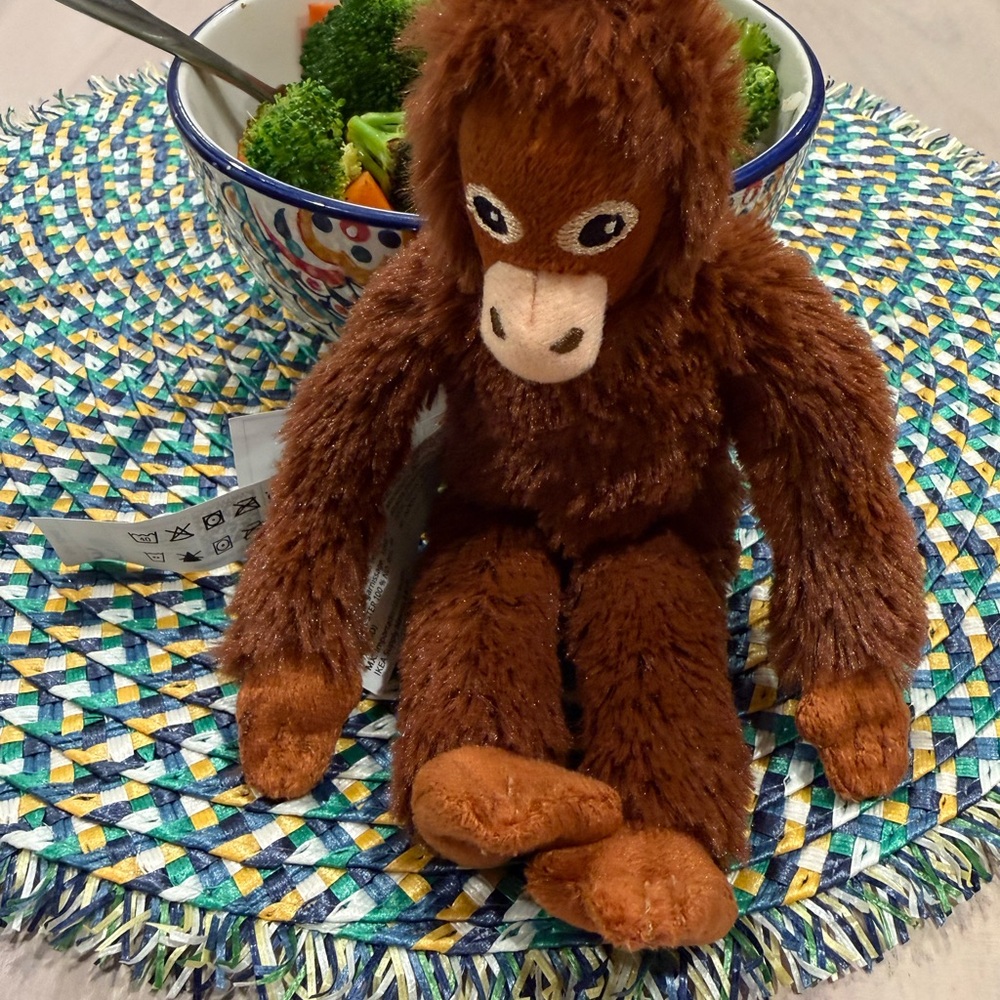IKEA Brown Plush Monkey Toy